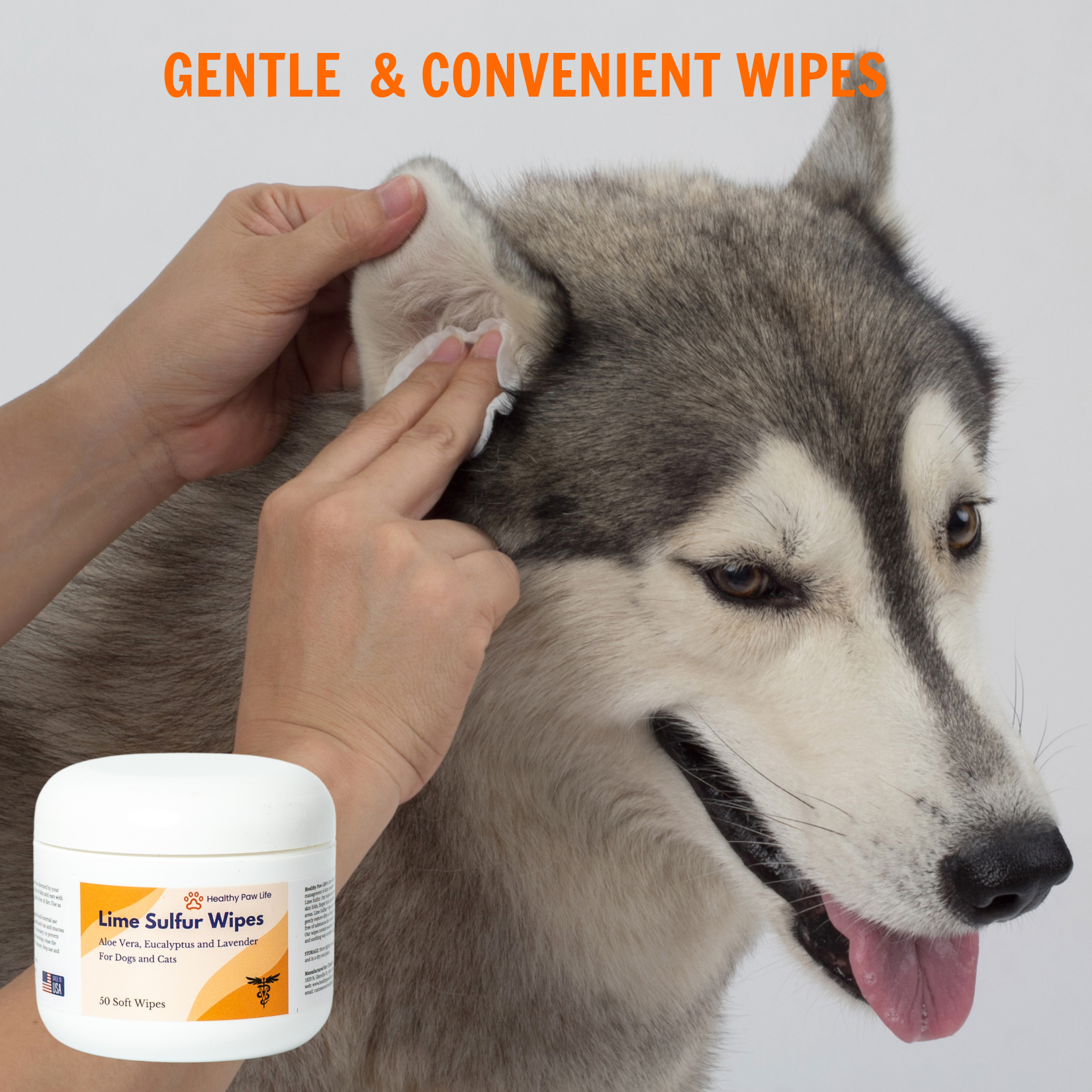 Lime Sulfur Wipes