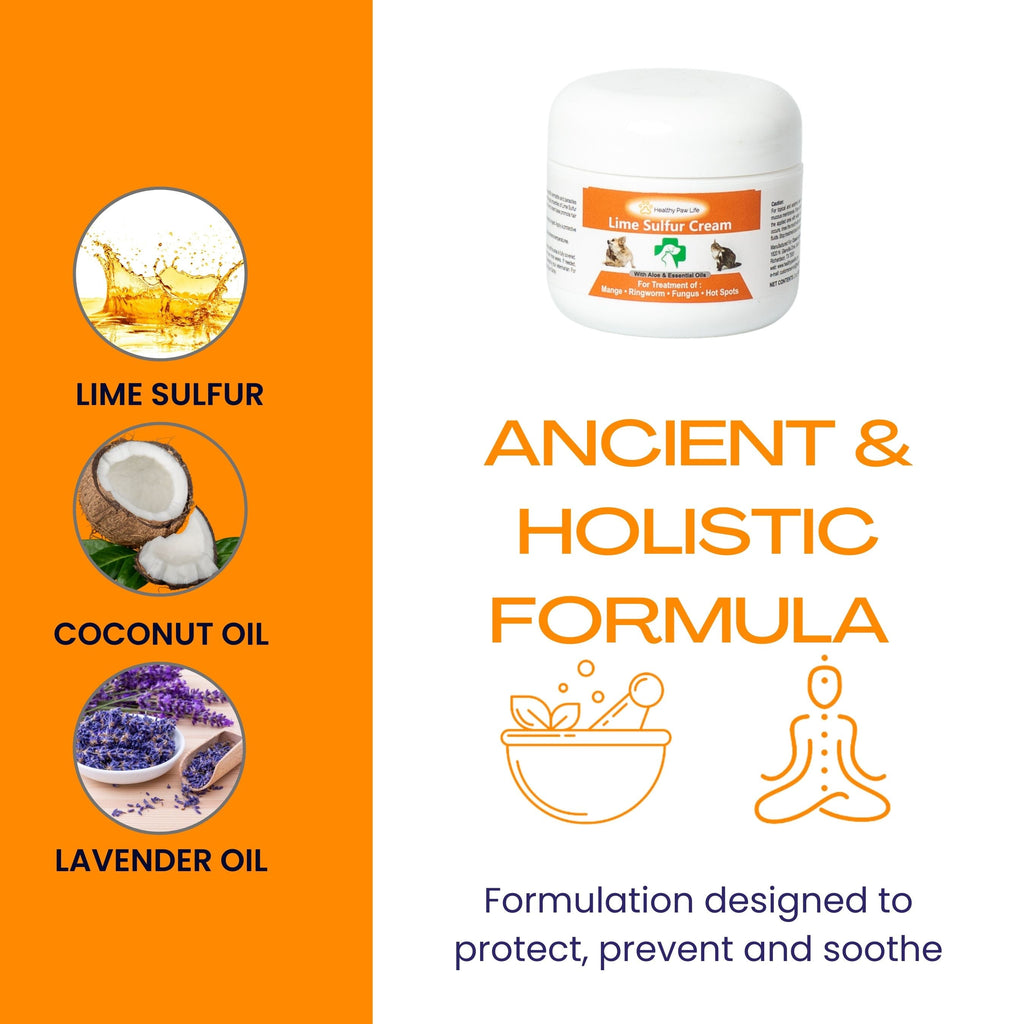 Lime Sulfur Pet Skin Cream and Spray