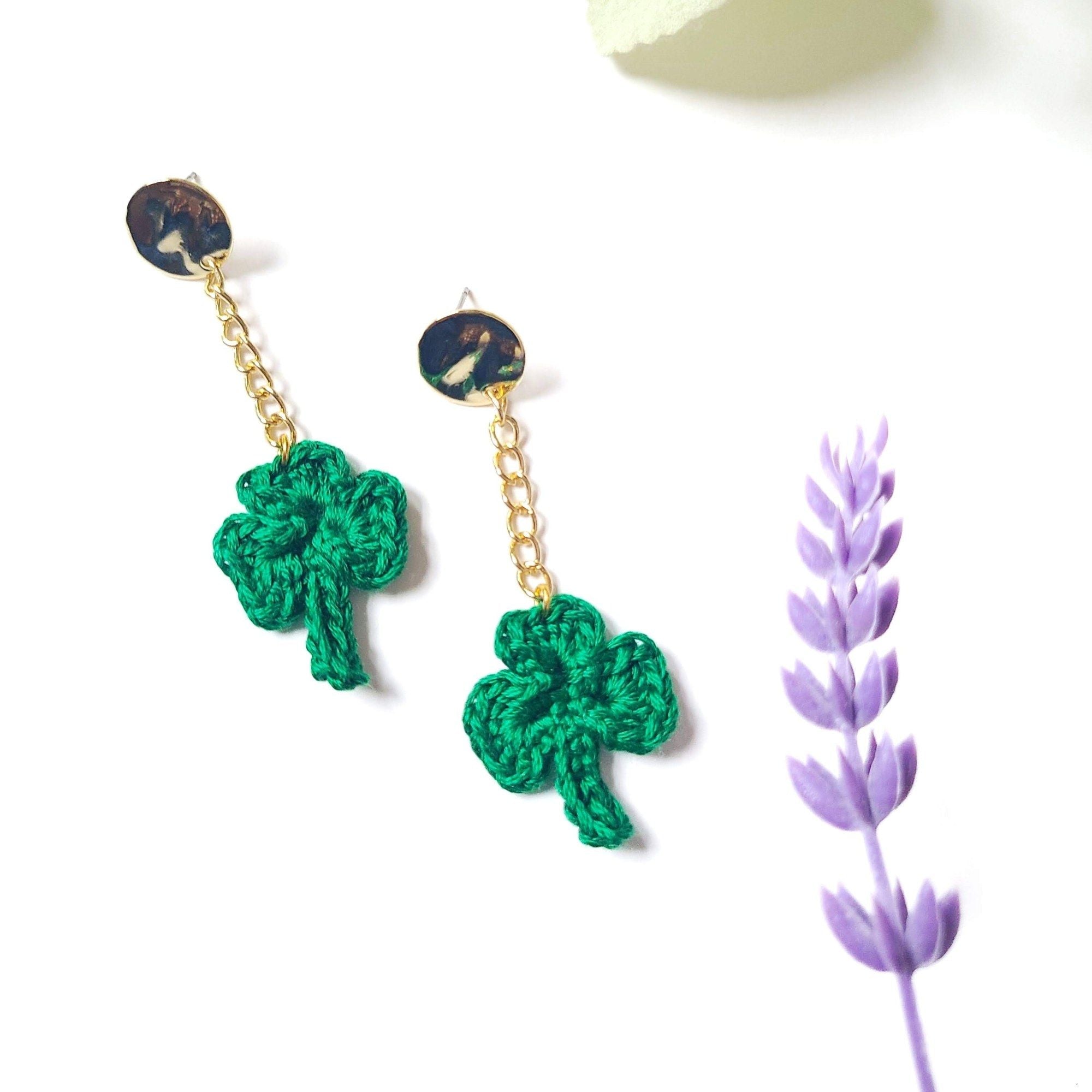 Shamrock Dangle Earrings