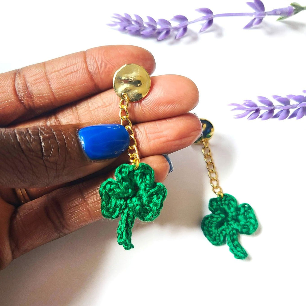 Shamrock Dangle Earrings