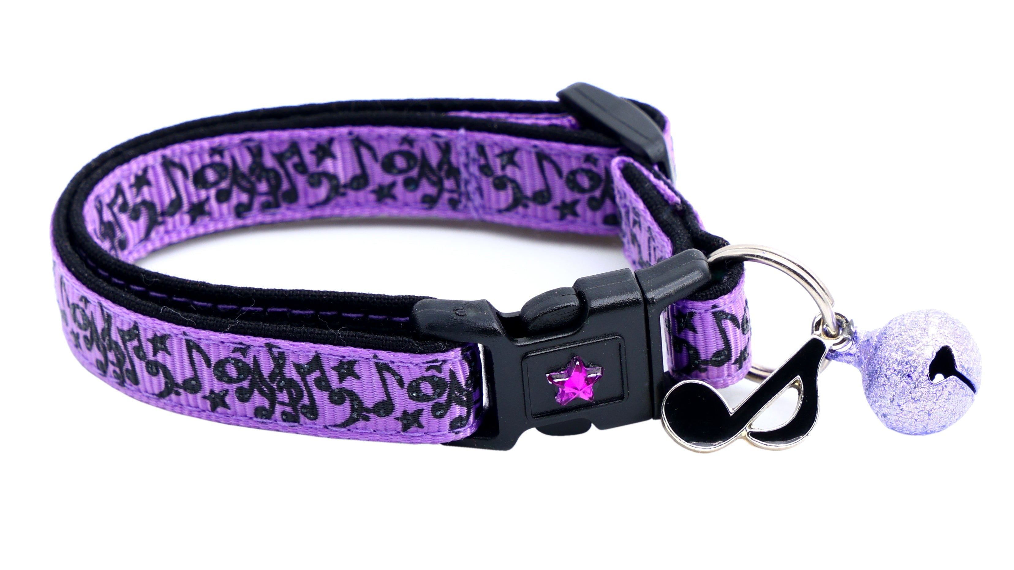 Music Notes Cat Collar